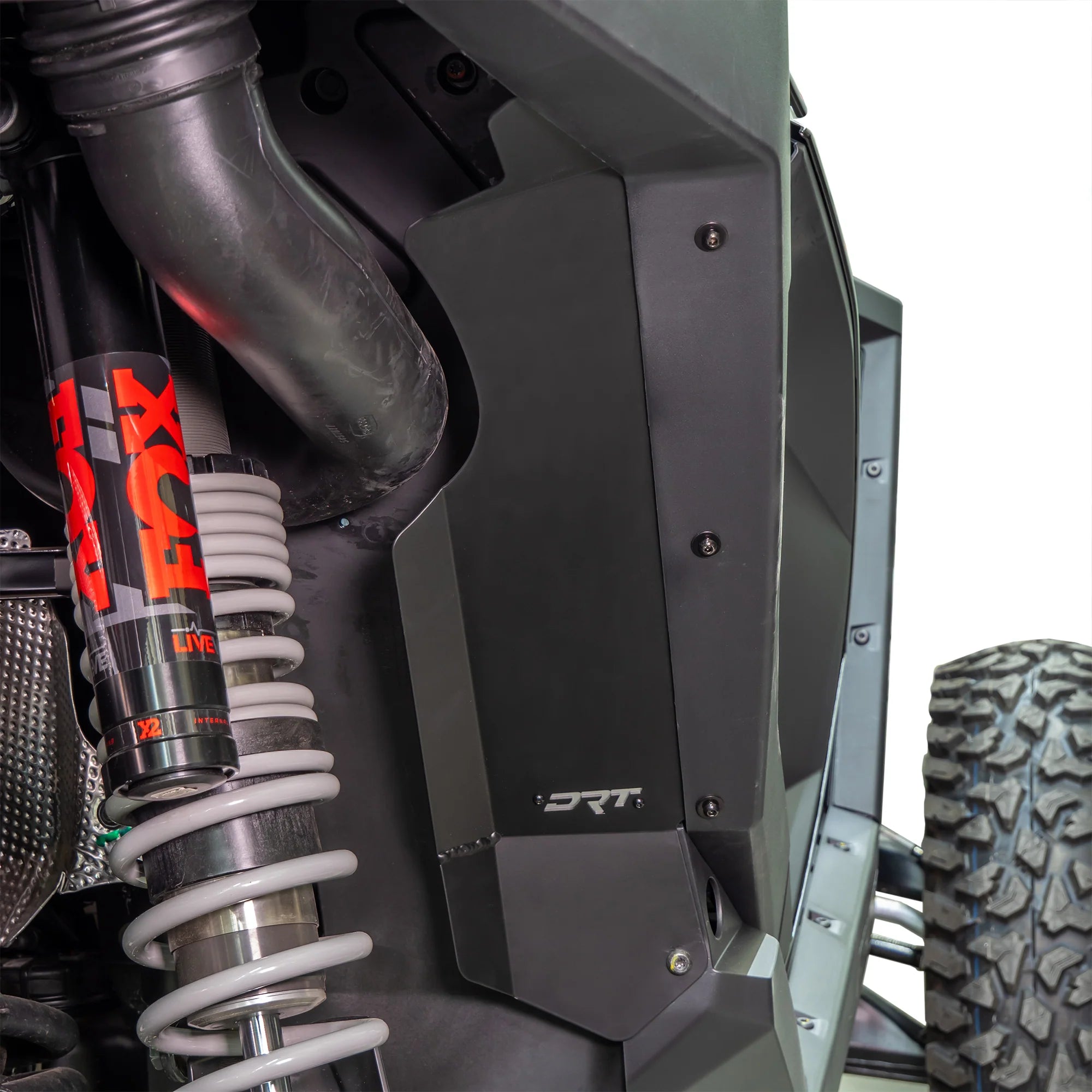 DRT Motorsports Polaris Pro XP / Turbo R Aluminum Rear Inner Fender Guards