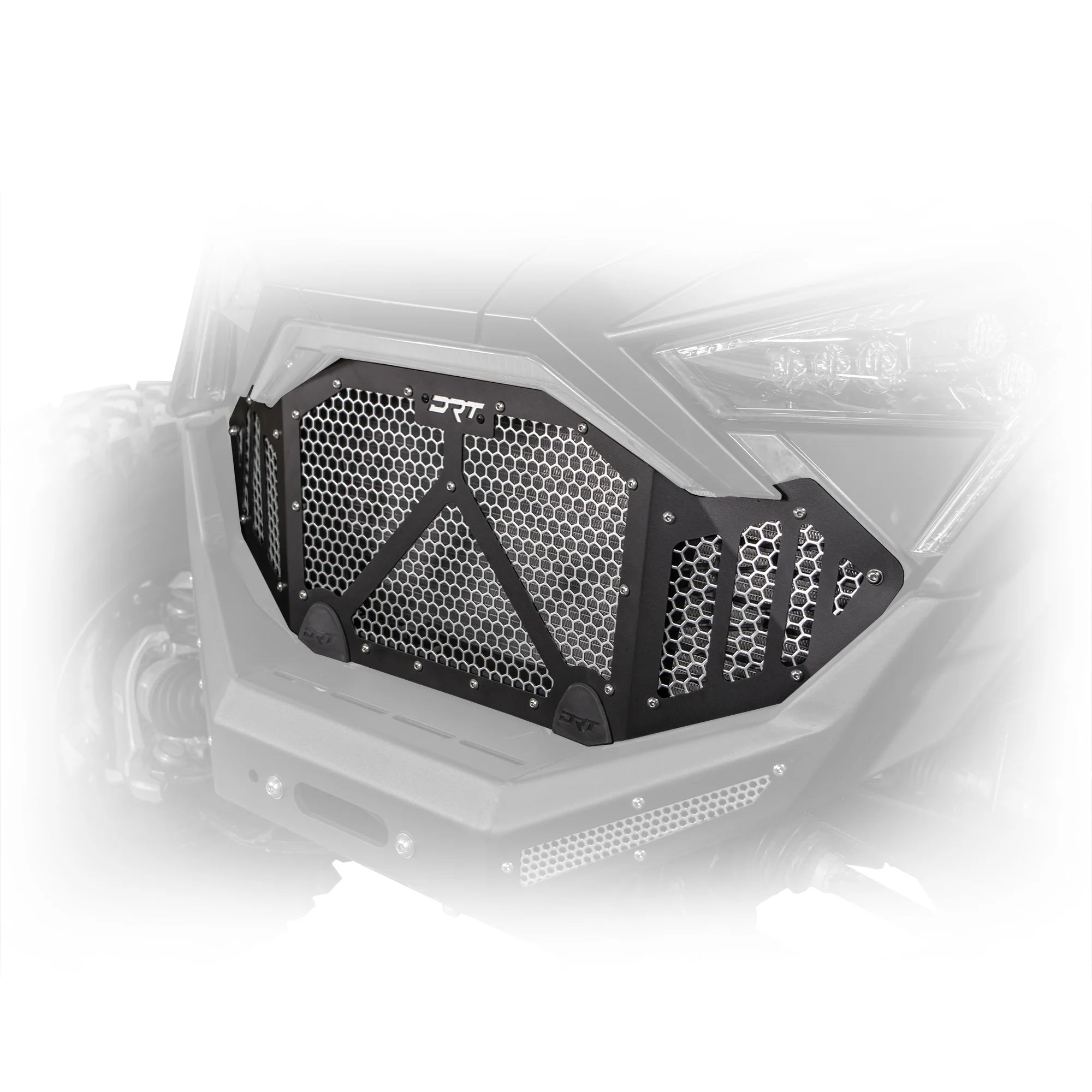 DRT Motorsports Polaris Pro R / Turbo R 2022+ Aluminum Front Grill - Black