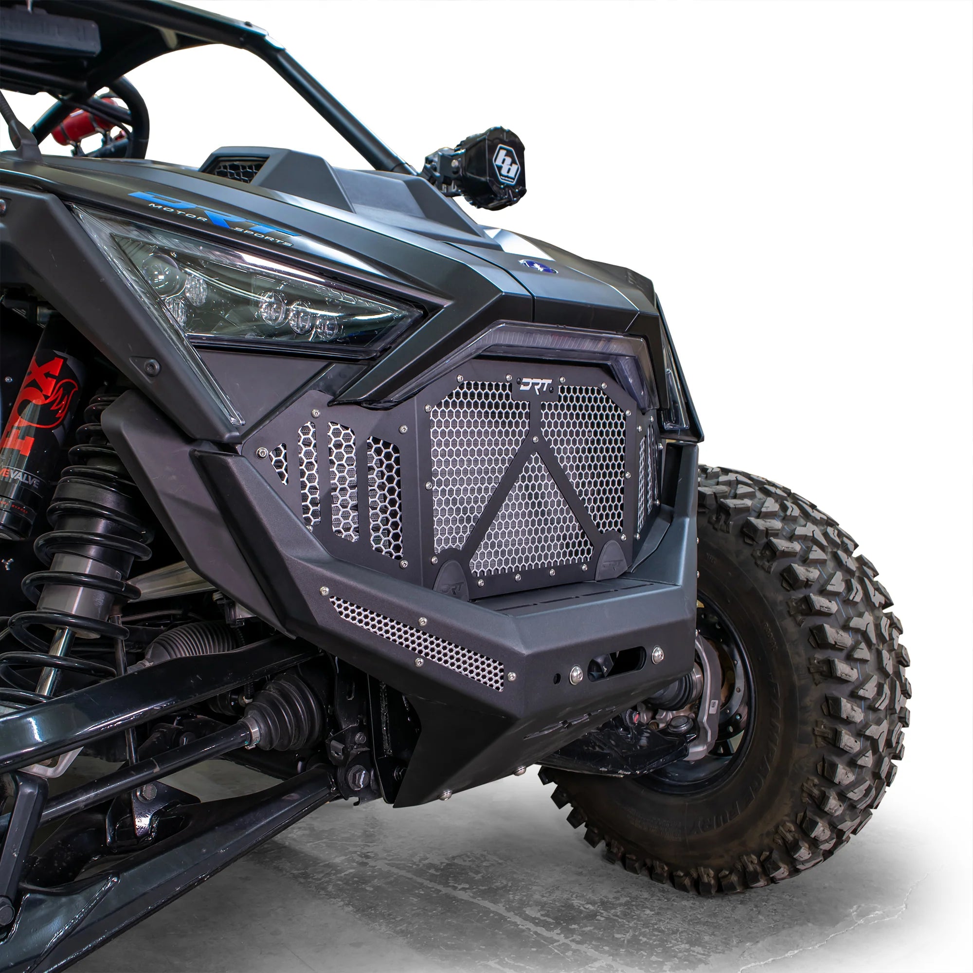 DRT Motorsports Polaris Pro R / Turbo R 2022+ Aluminum Front Grill - Black