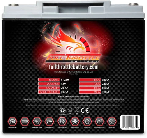 Full Throttle Battery 230