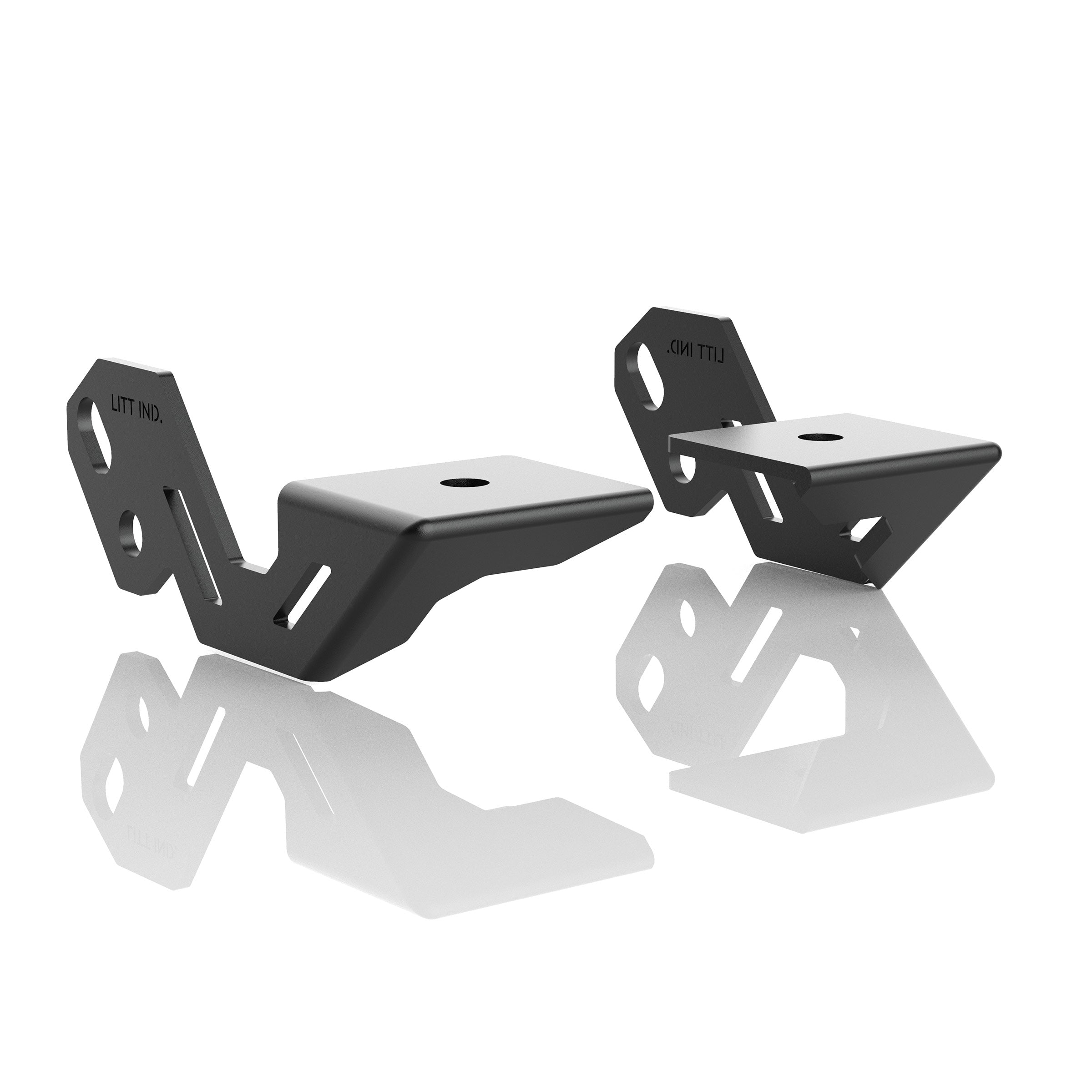 Gusseted Light Pod Mounts Brackets for Polaris RZR A Pillar