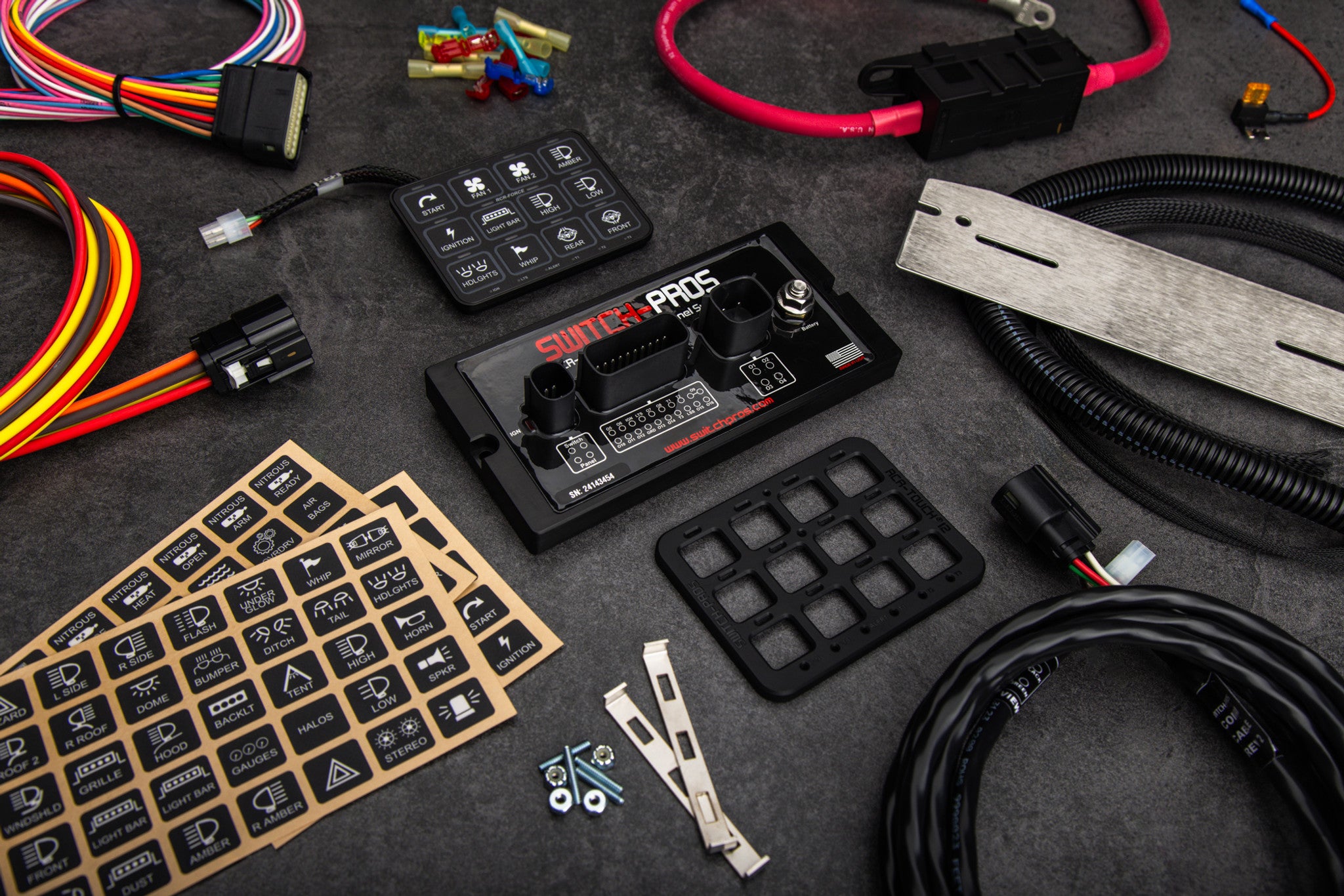 RCR-Force® 12 Switch Panel System – Desert Whips