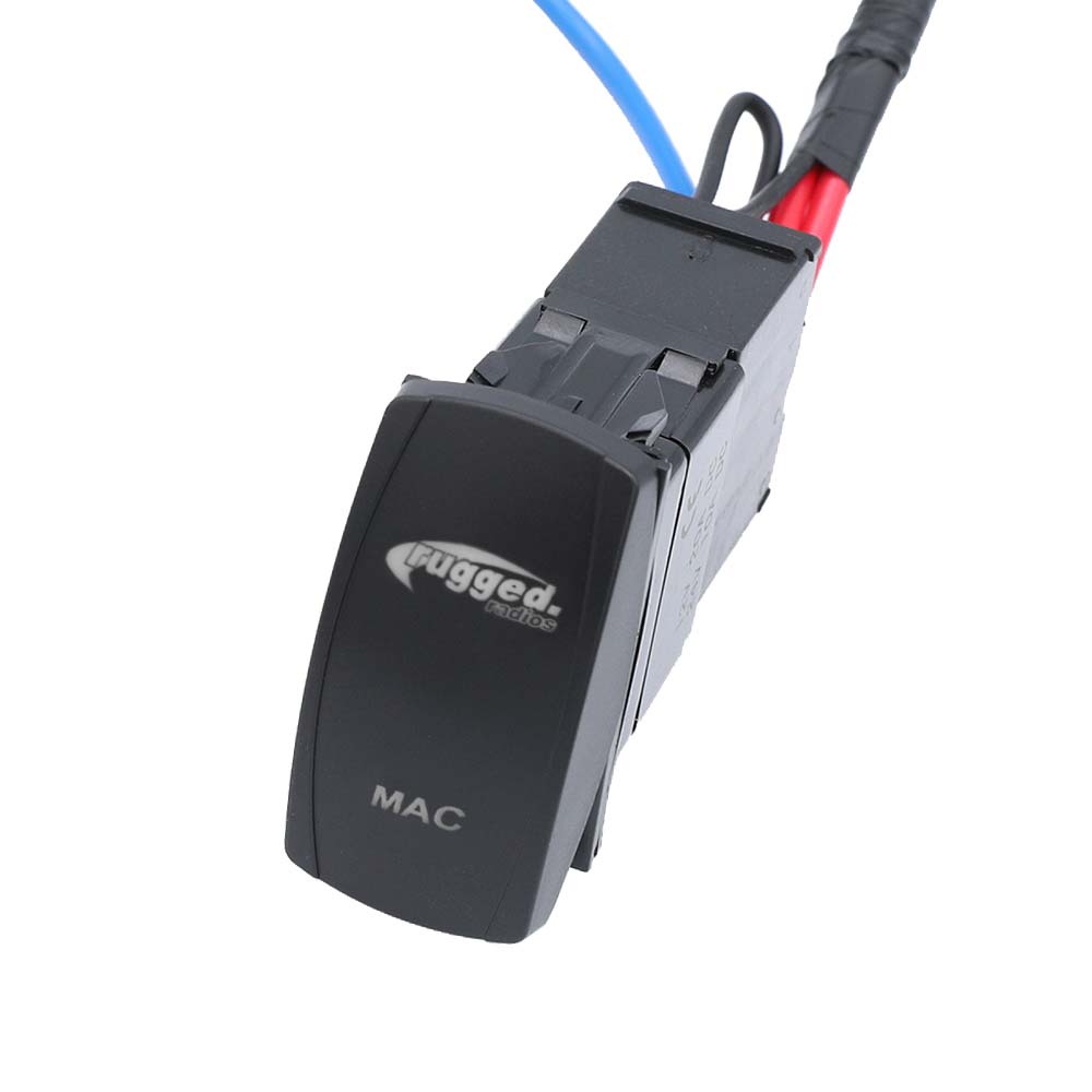Rugged Radios Switch Install Harness For MAC3.2 Helmet Air Pumper