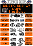 1.25'x30' Kinetic Freedom Rope