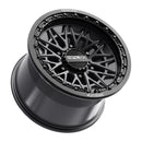 Alpha 6R Beadlock | Satin Black w/ Gloss Black Ring