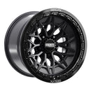 Alpha R Beadlock | Satin Black w/ Gloss Black Ring