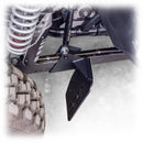 Bolt-on rock guard mount on trailing arm of Polaris RZR Pro XP