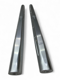 2017+ Can Am X3 Maverick Billet Tie Rods Anodized Clear (RS 72" Model Only)