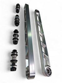 2024+ Can Am Maverick R Rear Sway Bar Links Anodized Clear