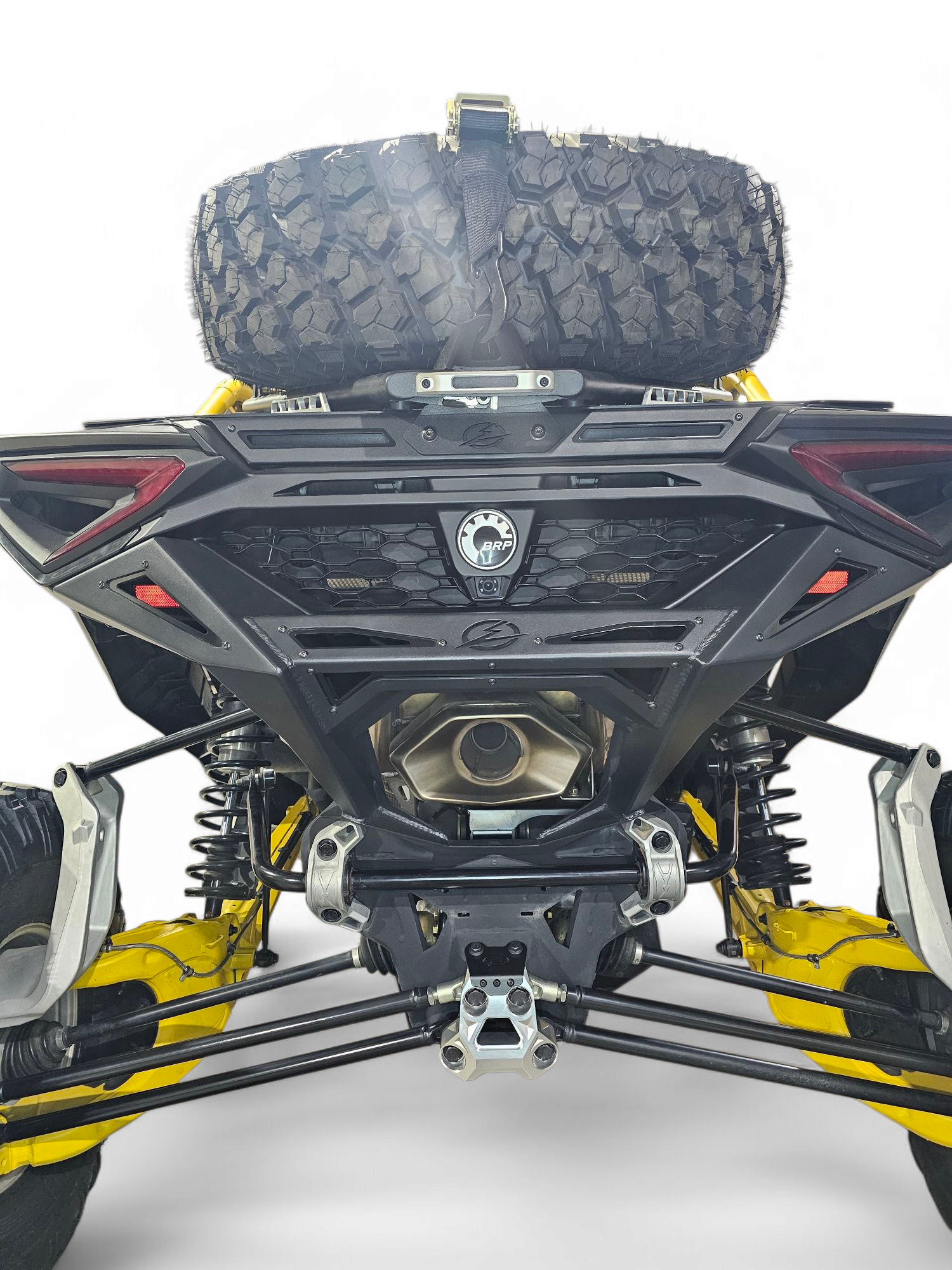 2024+ Can Am Maverick R Radius Rod Plate (Clear)