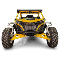 Maverick R front bumper installed with powder coat finish