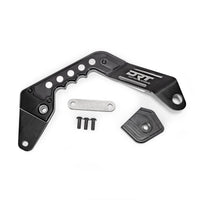 CNC-machined 6061 aluminum grab handle for Can-Am Maverick R, adds finger-groove grip