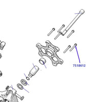 RZR XPT, Turbo S, RS1 & XPEDITION, Primary Clutch Cover Bolt OEM #7518612 M6X1X35mm - RPM SXS