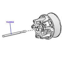 Polaris Pro R, Pro Xp, Turbo R P90 TITANIUM Primary Clutch Bolt # 7520950 M14X1.5X180 - RPM SXS