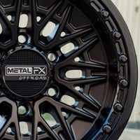 Alpha 6R Beadlock | Satin Black w/ Gloss Black Ring