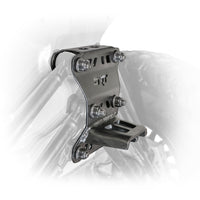 DRT Can Am Maverick X3 2017+ Dual Sheer Radius Rod Plate Front side view