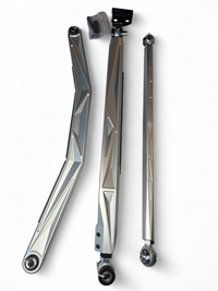 2024+ Can Am Maverick R High Clearance Adjustable Radius Rods (Anodized Clear)
