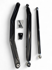 2024+ Can Am Maverick R High Clearance Adjustable Radius Rods (Anodized Black)