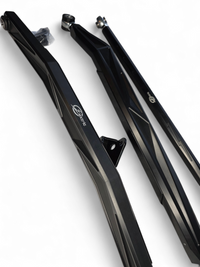 2024+ Can Am Maverick R High Clearance Adjustable Radius Rods (Anodized Black)