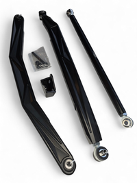 2024+ Can Am Maverick R High Clearance Adjustable Radius Rods (Anodized Black)