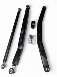 2024+ Can Am Maverick R High Clearance Adjustable Radius Rods (Anodized Black)
