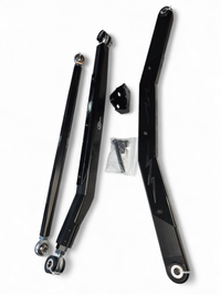 2024+ Can Am Maverick R High Clearance Adjustable Radius Rods (Anodized Black)
