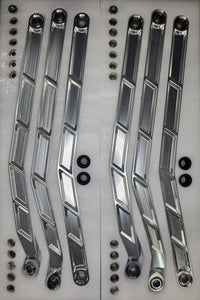 2017+ Can Am X3 Maverick Volt Billet Radius Rods Anodized Clear (RS 72" Model Only)