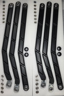 2017+ Can Am X3 Maverick Volt Billet Radius Rods Anodized Black (RS 72" Model Only)
