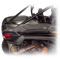 RZR XP 1000 aluminum intake vents installed on side panel