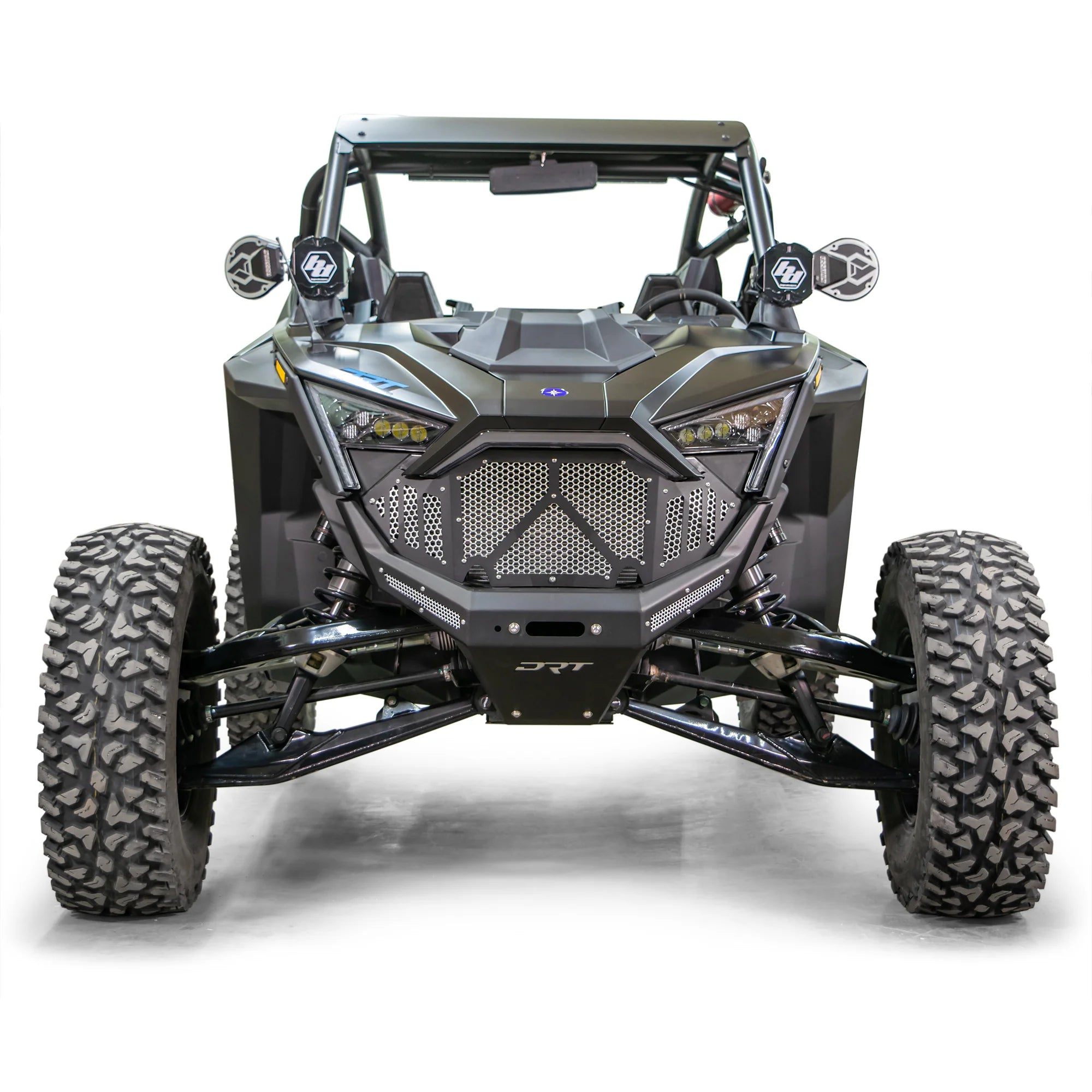 DRT Motorsports Polaris Pro R / Turbo R 2022+ Front Winch Bumper - Black