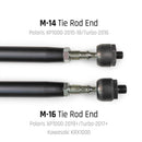 Comparison between M-14 Tie Rod End and M-16 Tie Rod End.