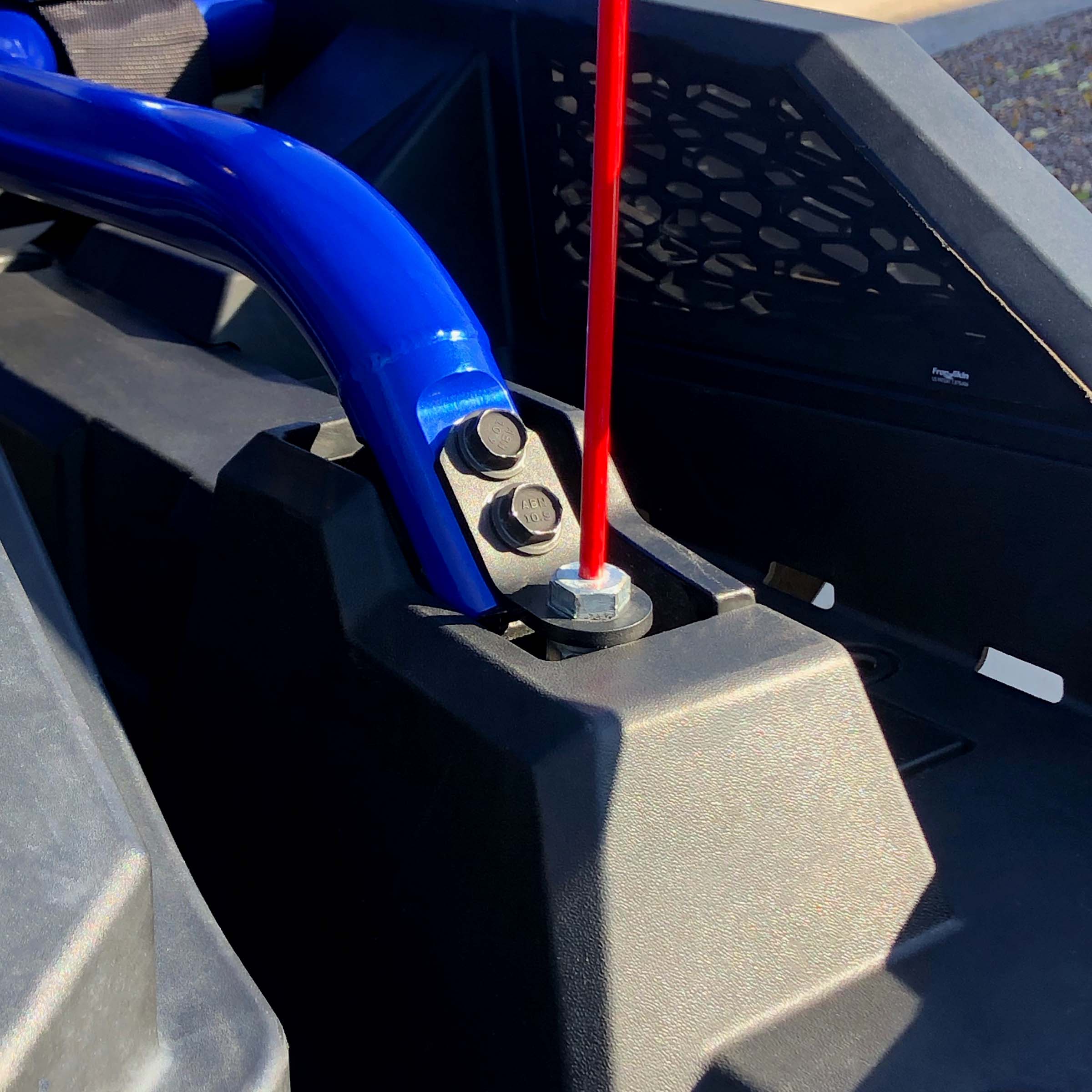 LED Whip/Flag Mount Brackets for Polaris RZR XP / Turbo