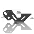 led off road off-road light pod gusseted mounting bracket for polaris rzr xp 1000 model UTV dimensions by litt industries