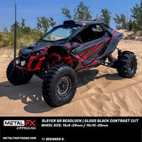 Slayer 6R Beadlock | Gloss Black Contrast Cut
