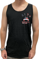 5150 Mens Tank Top - Black with RWB Logo
