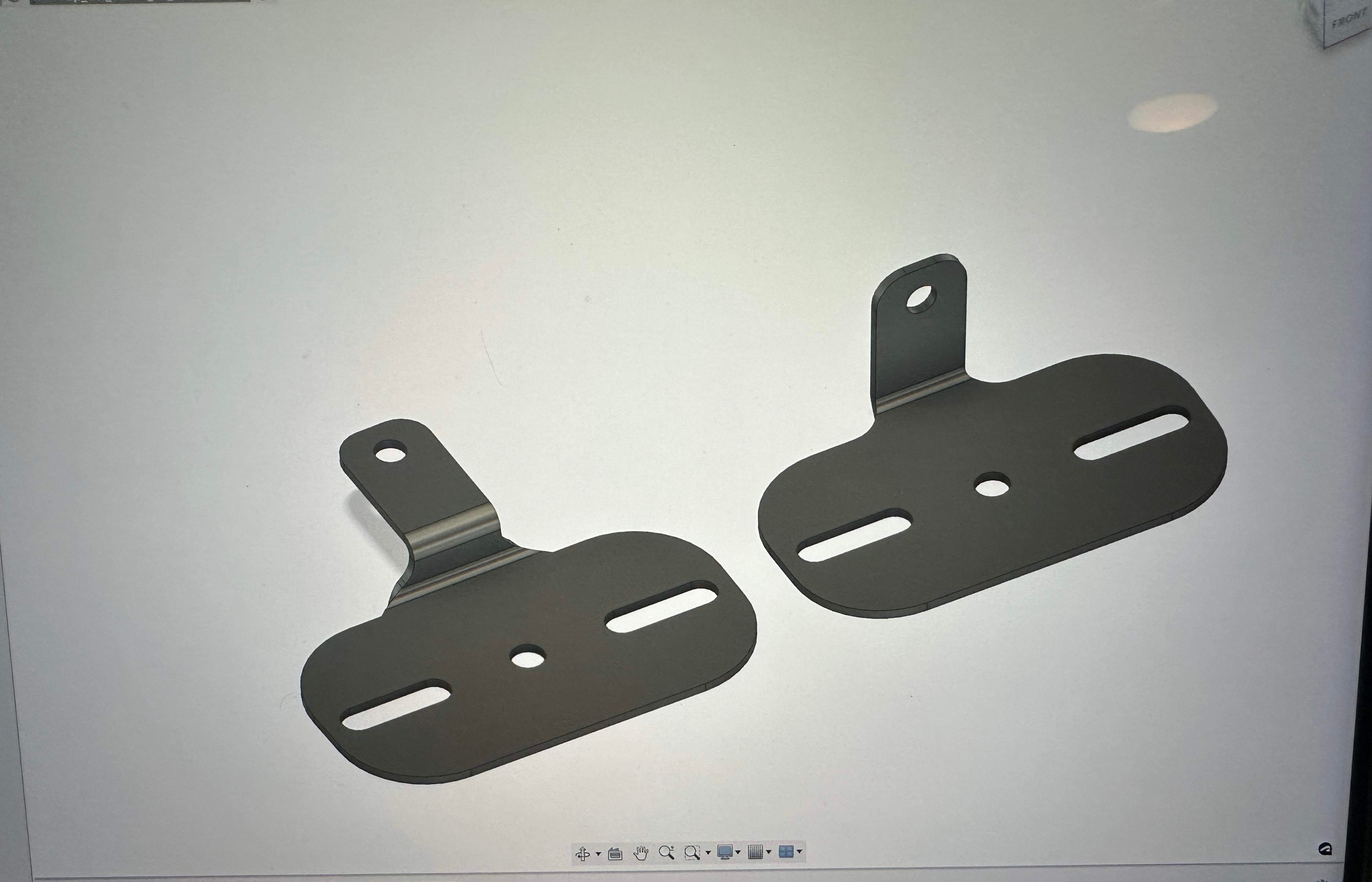 Polaris Rzr Pro r, Pro S, Turbo R, Xp Pro  rock light mounts 4 pack