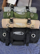Heavy duty waterproof travel roll up tool bags with wrench pouch and detachable bags