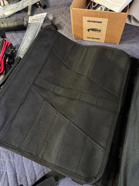 Heavy duty waterproof travel roll up tool bags with wrench pouch and detachable bags