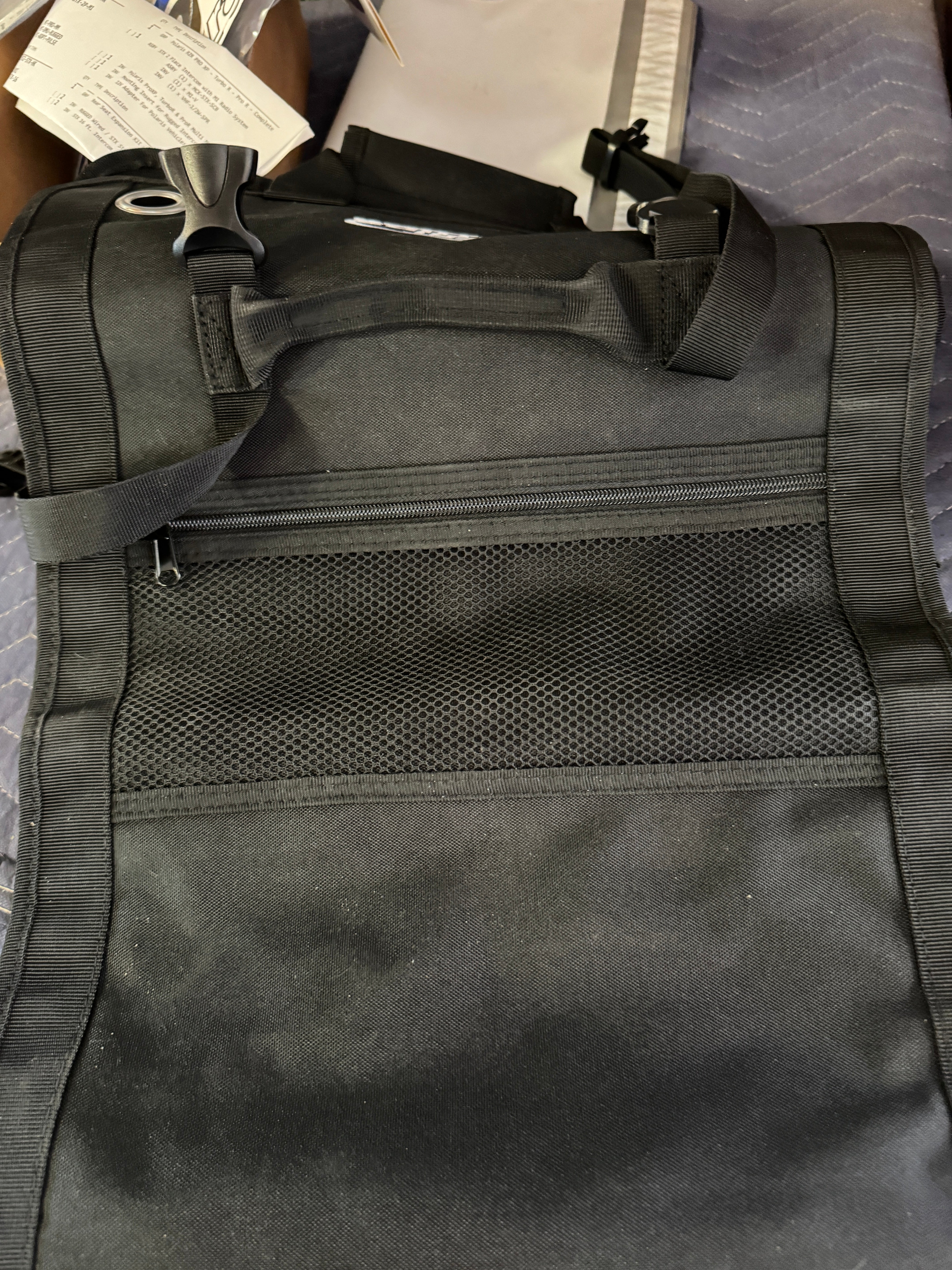 Heavy duty waterproof travel roll up tool bags with wrench pouch and detachable bags
