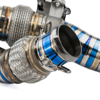 RPM Can-Am Maverick R TITANIUM 3" E-Valve Mid Pipe / Electronic Dump Valve