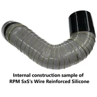 RPM Can-Am Maverick R BOV Charge Tube - 5 Ply Wire Reinforced