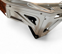 2022-2026 Polaris RZR Pro R, Pro S, Turbo R Machined Billet Front Winch Bumper (Clear Anodize)