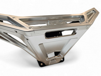 2022-2026 Polaris RZR Pro R, Pro S, Turbo R Machined Billet Front Winch Bumper (Clear Anodize)