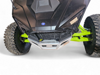 2022-2026 Polaris RZR Pro R, Pro S, Turbo R Machined Billet Front Winch Bumper (Clear Anodize)