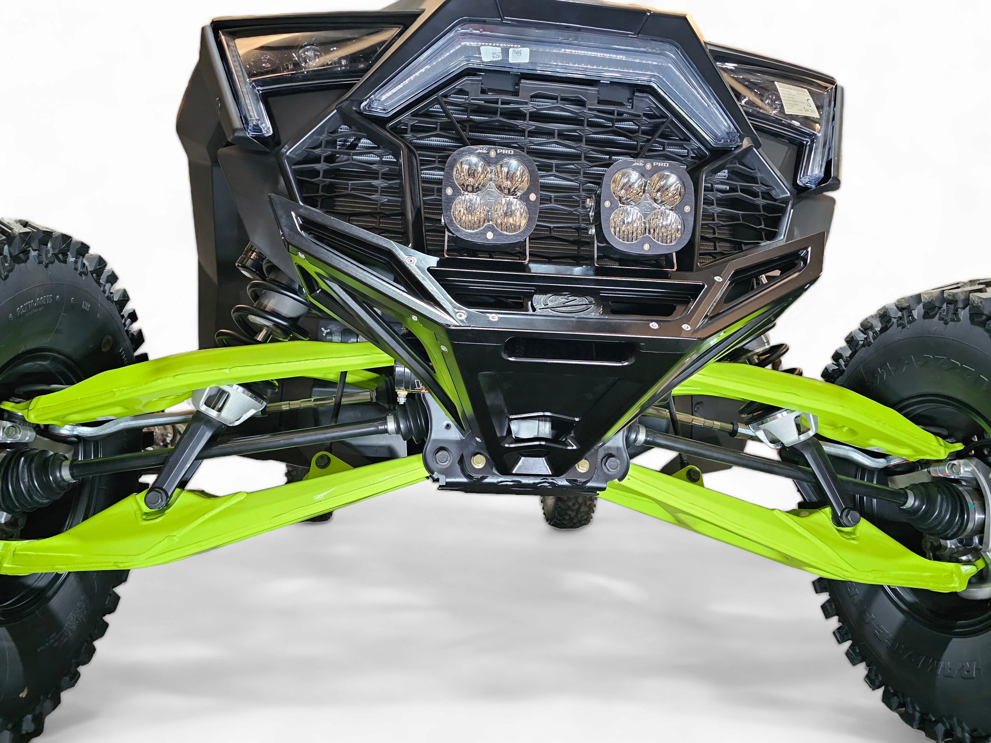 2022-2026 Polaris RZR Pro R, Pro S, Turbo R Machined Billet Front Winch Bumper (Black Anodize)