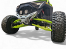 2022-2026 Polaris RZR Pro R, Pro S, Turbo R Machined Billet Front Winch Bumper (Clear Anodize)