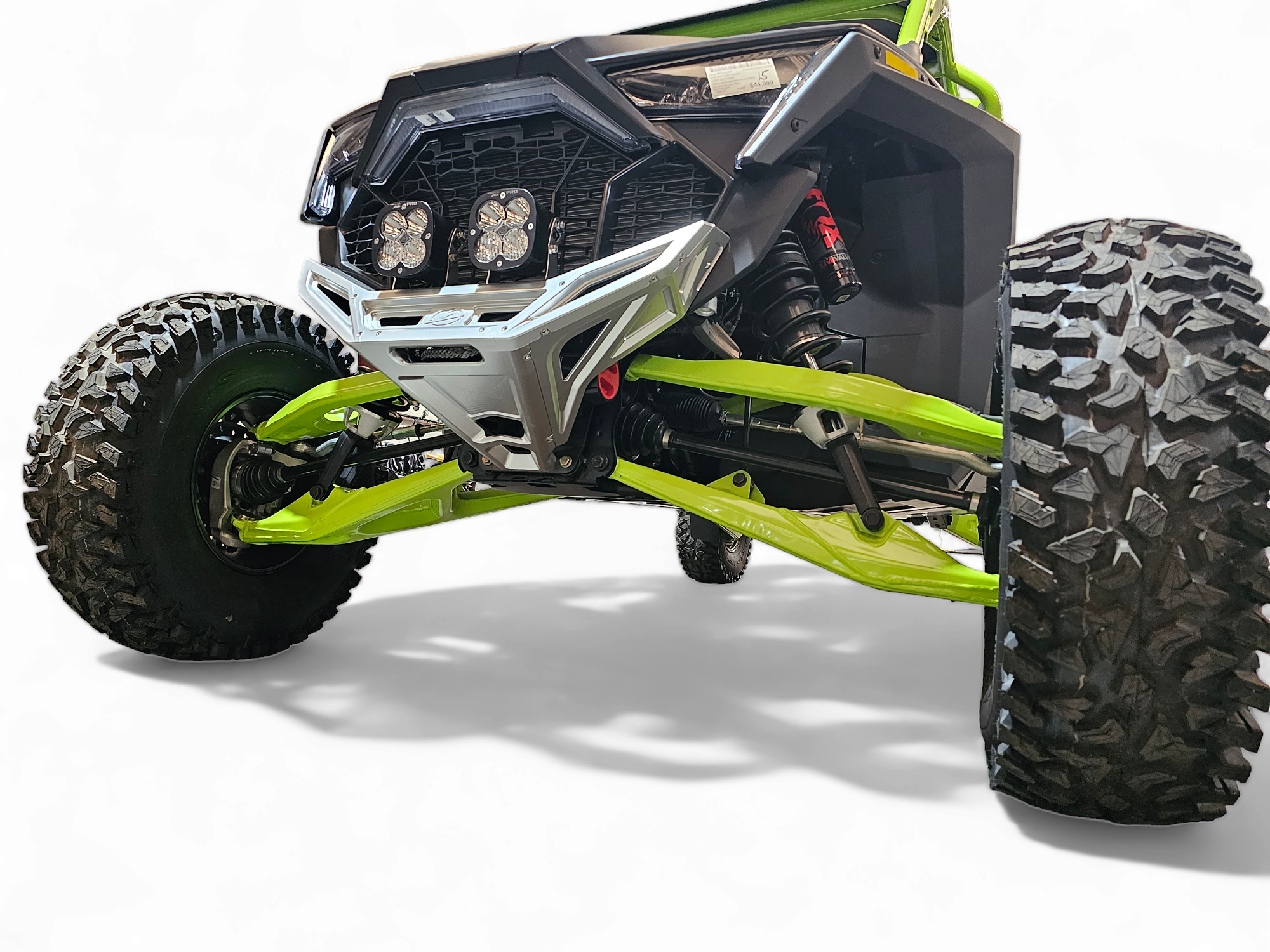 2022-2026 Polaris RZR Pro R, Pro S, Turbo R Machined Billet Front Winch Bumper (Clear Anodize)