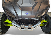 2022-2026 Polaris RZR Pro R, Pro S, Turbo R Machined Billet Front Winch Bumper (Clear Anodize)