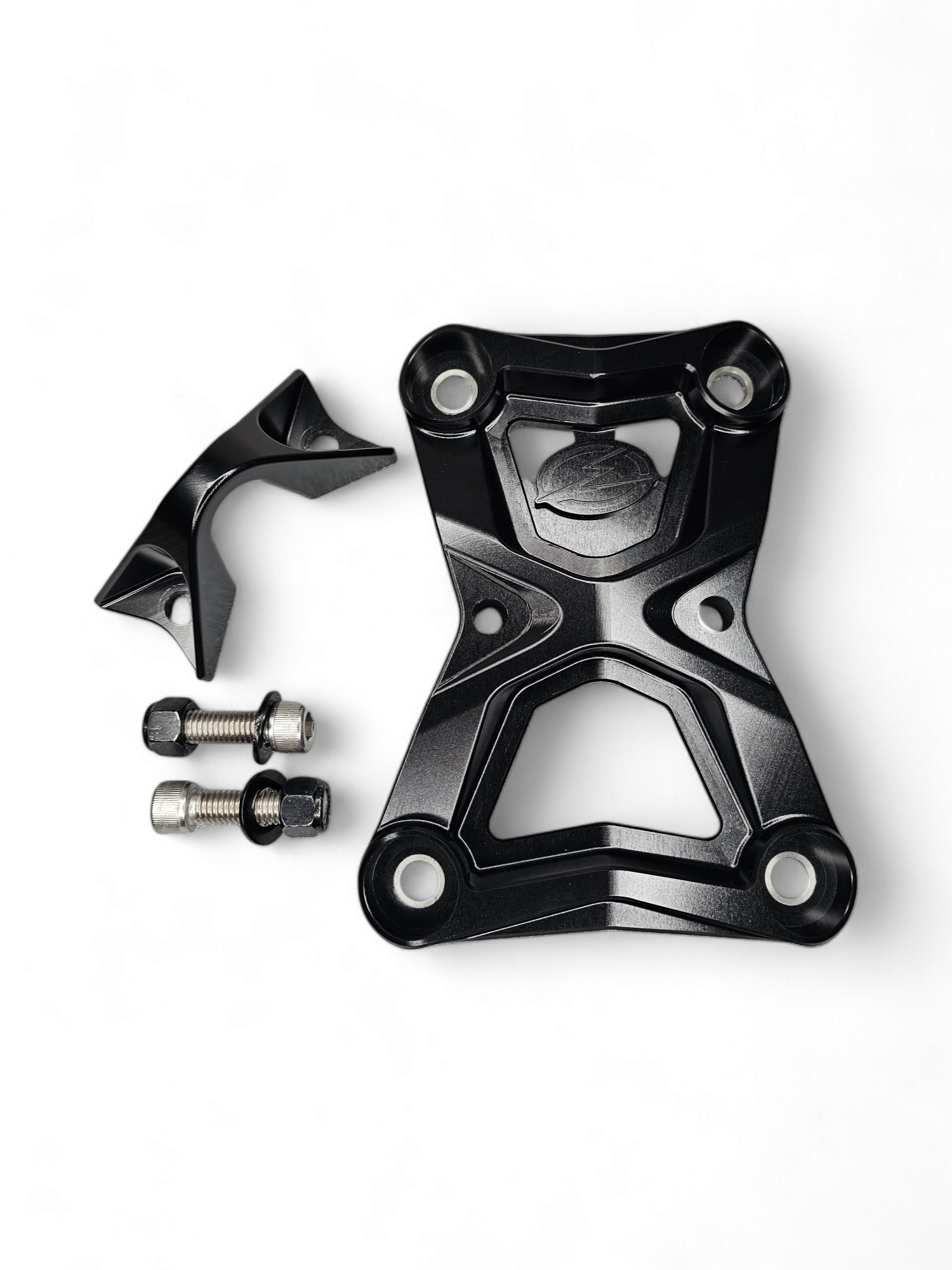 2022-2026 Polaris RZR Turbo R/Pro R Radius Rod Plate with Tow Hook Black