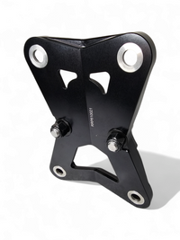 2022-2026 Polaris RZR Turbo R/Pro R Radius Rod Plate with Tow Hook Black